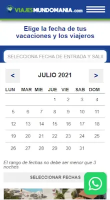 Viajes Mundomania android App screenshot 1