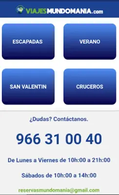 Viajes Mundomania android App screenshot 4